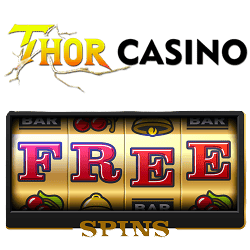 Get your free spins to Thor Casino online! 