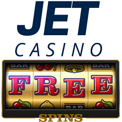 Play free spins at Jet Casino! 