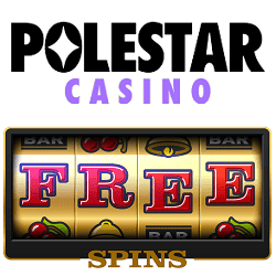 Get your free spins to play at Polestar Casino Online! 