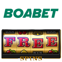 BoaBet Casino free spins bonus banner 250x250