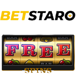 Betstaro Casino free spins gratis bonus code banner 250x250