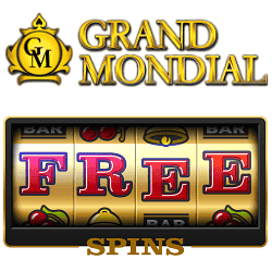 Grand Mondial Casino free spins banner