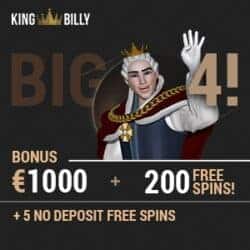 King Billy Casino banner