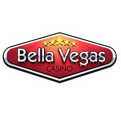 Bella Vegas Casino banner 250x250 logo