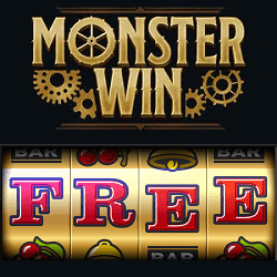 MonsterWin Casino free spins promotion banner