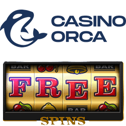Casino Orca free spins banner