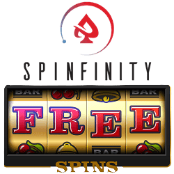 Spinfinity Casino free spins bonus banner 250x250