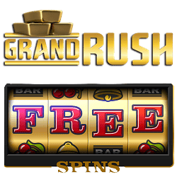 Grand Rush Casino free spins bonus code banner 250x250