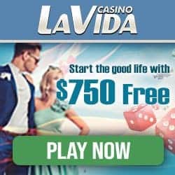 La Vida Casino banner