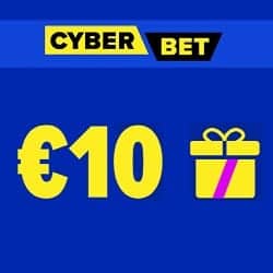 Cyber.Bet banner 10 EUR free bet