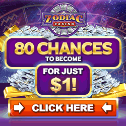 Zodiac Casino free spins banner
