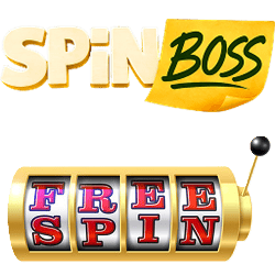 SpinBoss Casino free spins bonus code banner