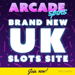 Arcade Spins™ 10 free spins & £10 no deposit bonus - UK casino online