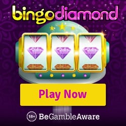Bingo Diamond Casino 200% bonus and 150 free spins - the best in UK