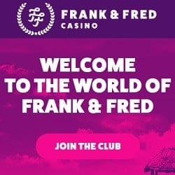 FrankFred.com no deposit bonus: 100 free spins on registration