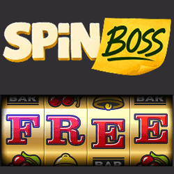 SpinBoss Casino free spins no deposit bonus banner 250x250