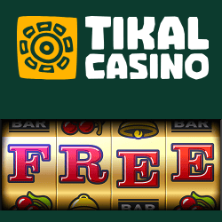 Tikal Casino free spins no deposit promotion banner