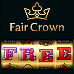 Fair Crown Casino no deposit bonus banner 250x250