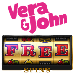Vera John Casino free spins bonus code banner 250x250