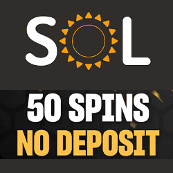 SOL Casino 50 FS NDB banner