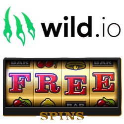 Wild.io Casino free spins bonus banner 250x250
