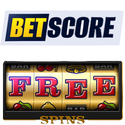BetScore Casino free spins bonus code banner
