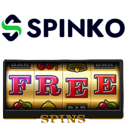 Spinko Casino free spins exclusive bonus banner 250x250