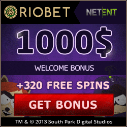 Riobet Casino [register & login] $1,000 bonus and 320 free spins