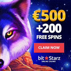 200 free spins and 300% up to €500 or 5 BTC