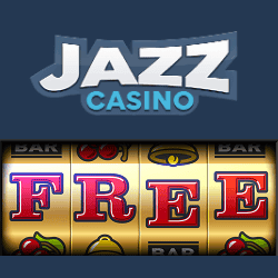 Jazz Casino free spins promo banner 250x250