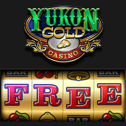 Yukon Gold Casino free spins bonus banner