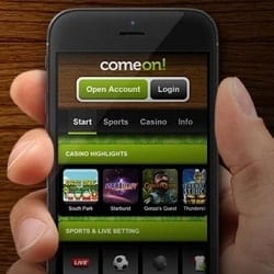 ComeOn Mobile Banner