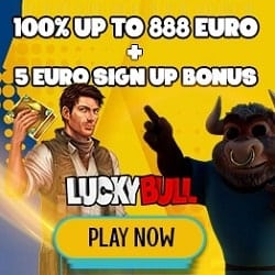 Lucky Bull Casino banner excl