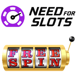 NeedForSlots Casino free spin bonus banner 250x250