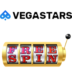 Vegastars Casino free spins promo banner 250x250