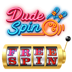 Dudespin Casino free spins no deposit bonus banner