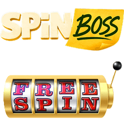 SpinBoss Casino free spins bonus code banner
