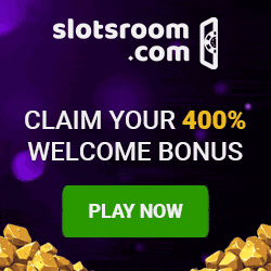 Claim 400% bonus and 200 free spins at Slotsroom Casino! 