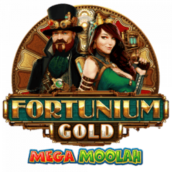 Fortunium Gold Mega Moolah jackpot banner