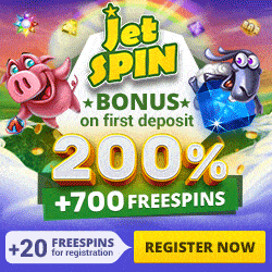 JetSpin Casino 700 free spins and 2000€ gratis welcome bonus