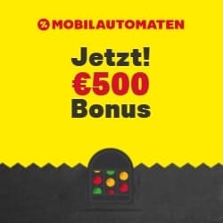 Mobilautomaten Casino €500 gratis oder 200% Willkommensbonus