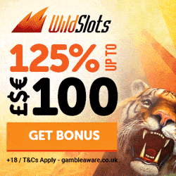 WildSlots Casino 100 freispiele und 125% Willkommensbonus