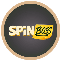 SpinBoss Casino round banner logo
