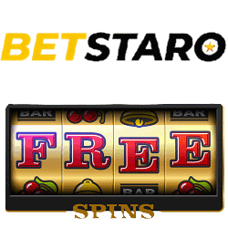 Betstaro Casino free spins gratis bonus code banner 250x250