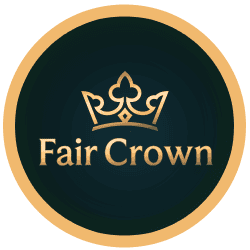 Fair Crown Casino free spins bonus banner rounded 250x250