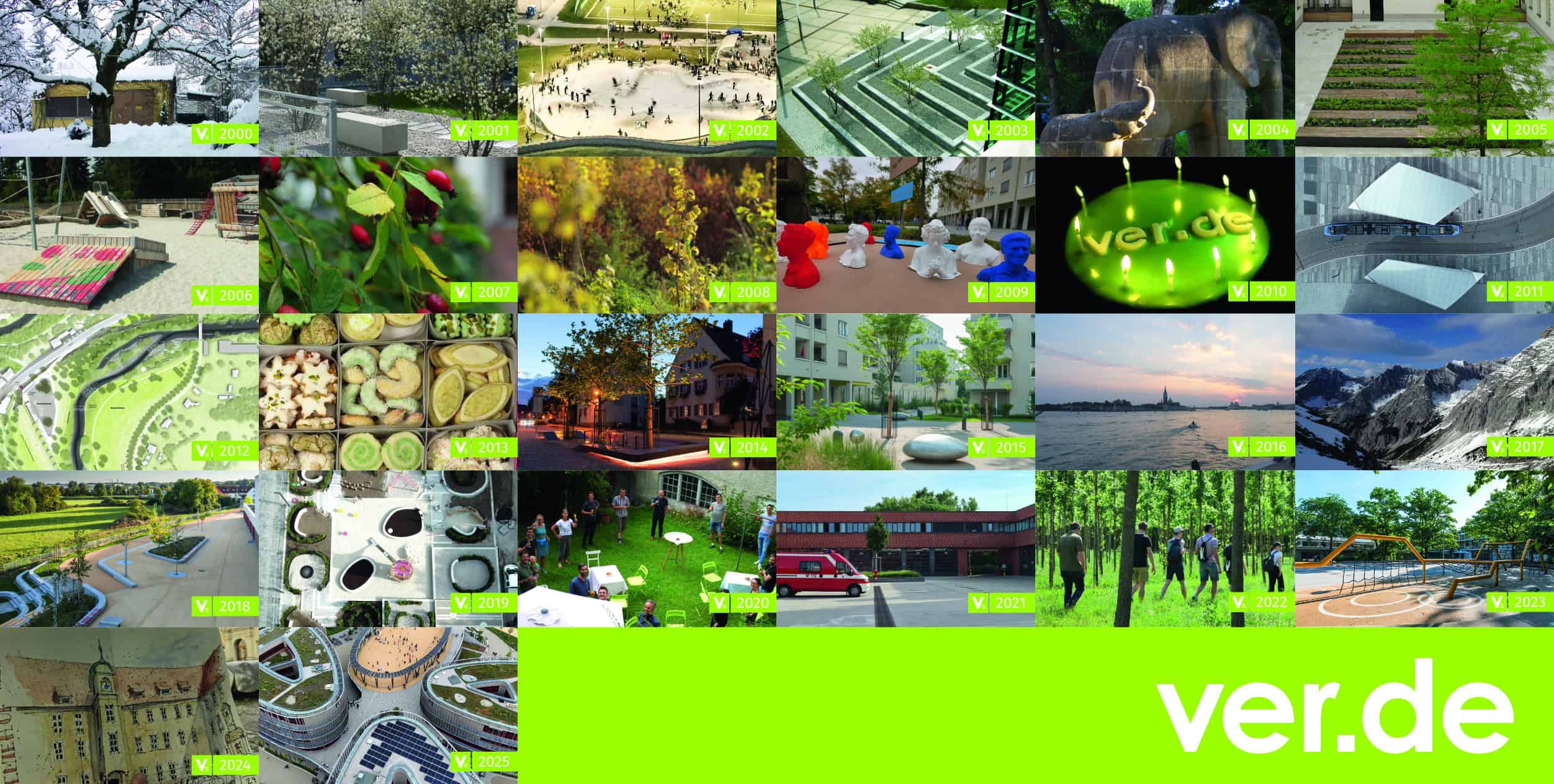 Bild: Weihnachtsmotiv 2025, Grafik: ver.de landschaftsarchitektur