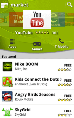 new version android market