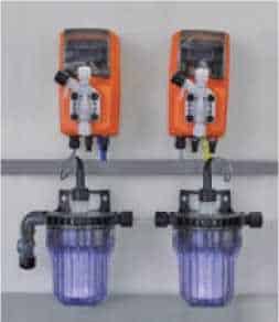 Автоматическое устройство контроля уровня pH-Rh с дозаторами (до 2000 кубометров)