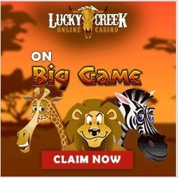 Lucky Creek Casino - 50 free spins bonus - Saucify, Rival, BetSoft