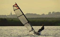Viola 14 Canoe - Viola sunset gust - Sailing canoe you can build yourself